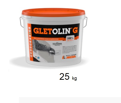 GOTOV GLET Gletolin G gotova glet masa 25 kg