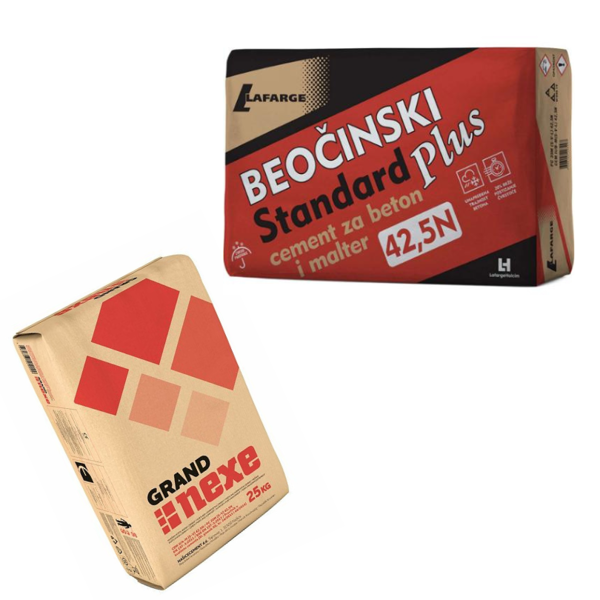 Cement Beočin Standard Plus 25kg ili Cement Nexe 25kg
