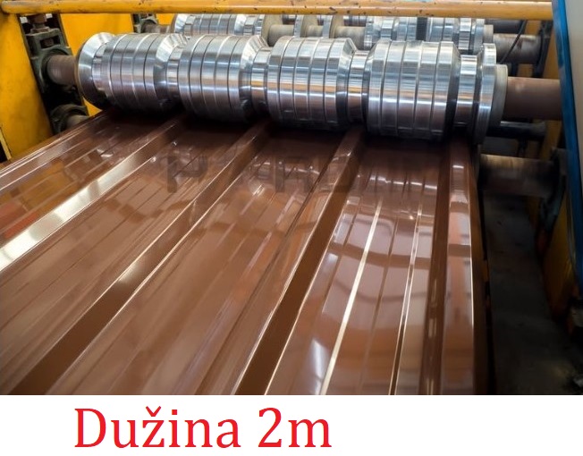 Krovni trapezni lim 0.5mm. Duzina: 2m. T 18/150 ( FASADNI )