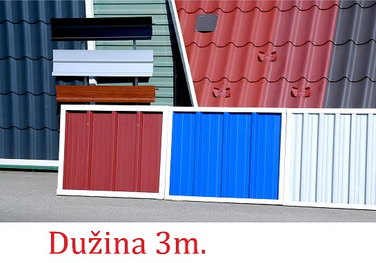 Krovni trapezni lim 0,5mm. Dužina:3m. T 18/150 ( FASADNI )  3m2