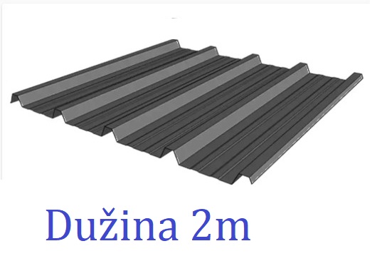 Krovni trapezni limovi STRONG 0.5mm. Duzine 2m.  T 40/250  2m2