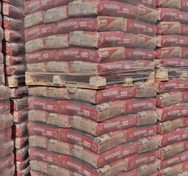 VELEPRODAJA CEMENT 50kg BEOČIN STANDARD PLUS 