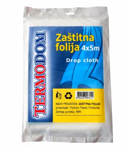 FOLIJA ZAŠTITNA ZA KREČENJE 4x5 m