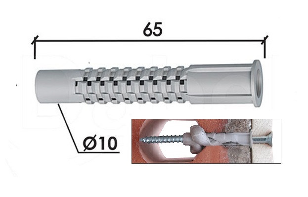 TIPL ZA BLOK - GUZVAJUCI  Ø10x65mm